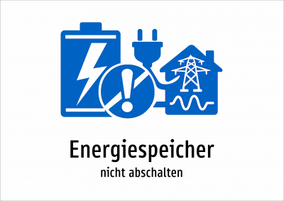 Energiespeicher - nicht abschalten