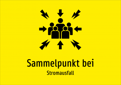 Sammelpunkt bei - Stromausfall