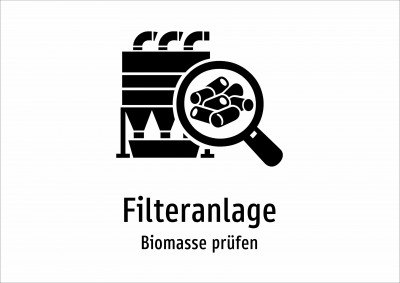 Filteranlage - Biomasse prüfen