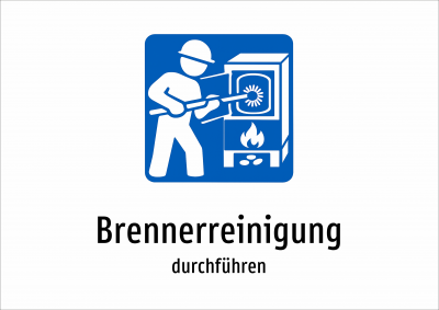 Brennerreinigung - durchführen