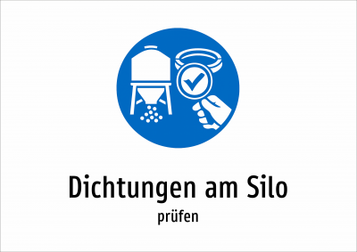 Dichtungen am Silo - prüfen