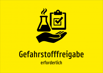 Gefahrstofffreigabe - erforderlich