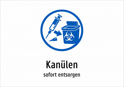 Kanülen - sofort entsorgen