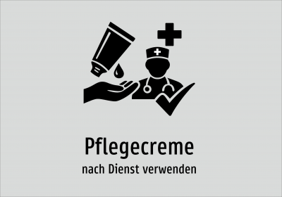 Pflegecreme - nach Dienst verwenden