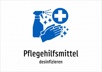 Pflegehilfsmittel - desinfizieren