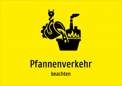Pfannenverkehr - beachten