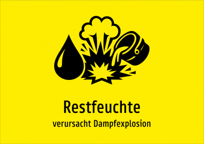 Restfeuchte - verursacht Dampfexplosion