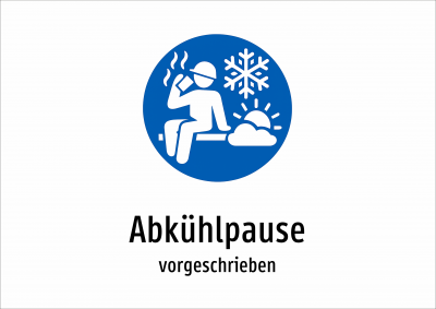 Abkühlpause - vorgeschrieben