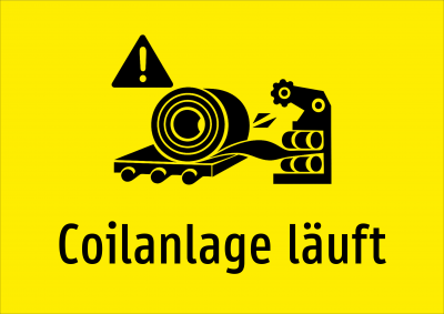 Coilanlage läuft