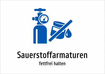 Sauerstoffarmaturen - fettfrei halten