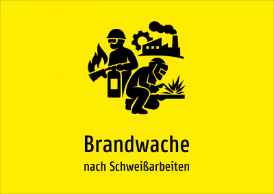 Brandwache - nach Schweißarbeiten