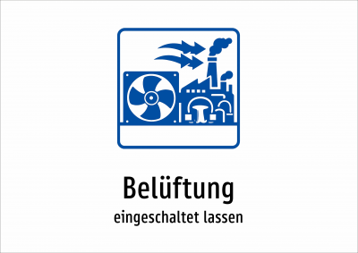 Belüftung - eingeschaltet lassen