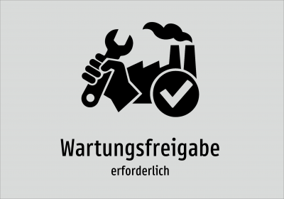 Wartungsfreigabe - erforderlich