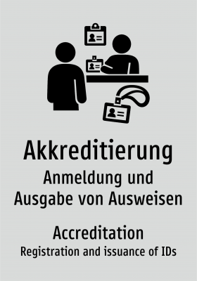 Akkreditierung - Anmeldung und Ausgabe von Ausweisen