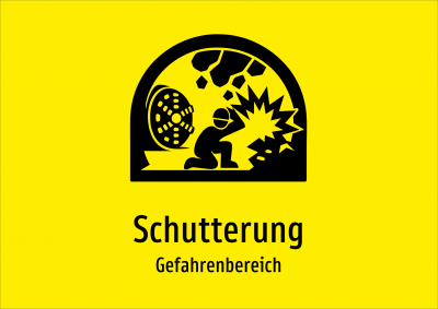 Schutterung - Gefahrenbereich
