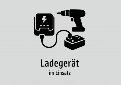 Ladegerät - im Einsatz