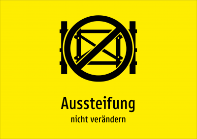 Aussteifung - nicht verändern