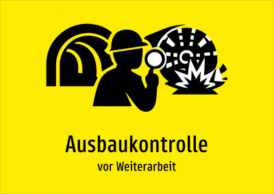 Ausbaukontrolle - vor Weiterarbeit