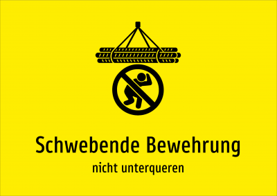 Schwebende Bewehrung - nicht unterqueren
