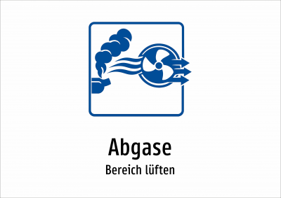 Abgase - Bereich lüften