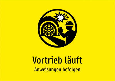 Vortrieb läuft - Anweisungen befolgen