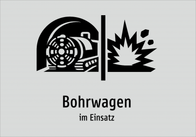 Bohrwagen - im Einsatz