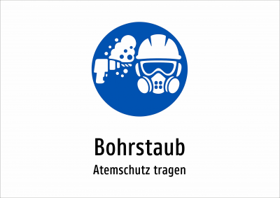 Bohrstaub - Atemschutz tragen