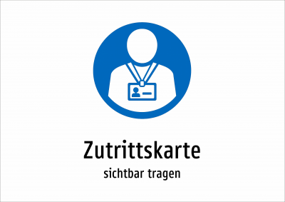 Zutrittskarte - sichtbar tragen