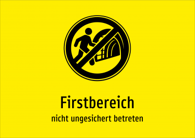 Firstbereich - nicht ungesichert betreten