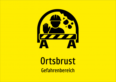Ortsbrust - Gefahrenbereich