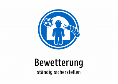 Bewetterung - ständig sicherstellen