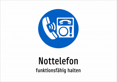 Nottelefon - funktionsfähig halten