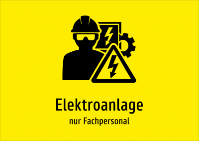 Elektroanlage - nur Fachpersonal