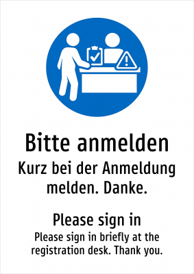 Bitte anmelden - Kurz bei der Anmeldung melden. Danke.