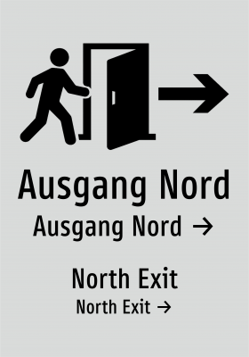 Ausgang Nord - Ausgang Nord →