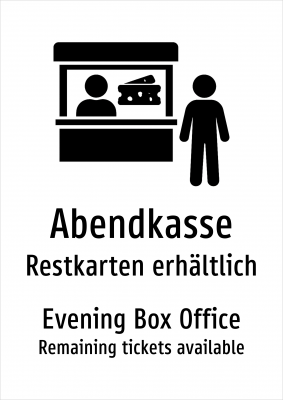 Abendkasse - Restkarten erhältlich