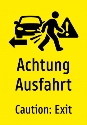 Achtung Ausfahrt