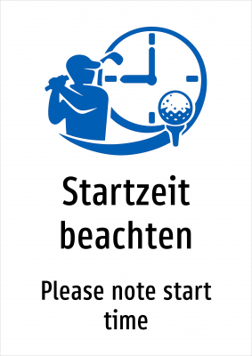 Startzeit beachten