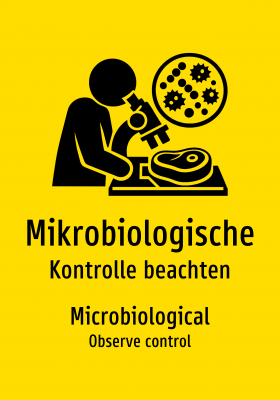 Mikrobiologische - Kontrolle beachten