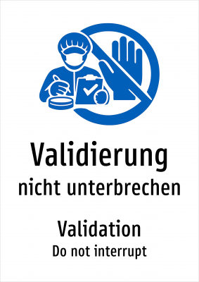 Validierung - nicht unterbrechen