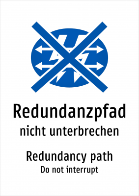 Redundanzpfad - nicht unterbrechen