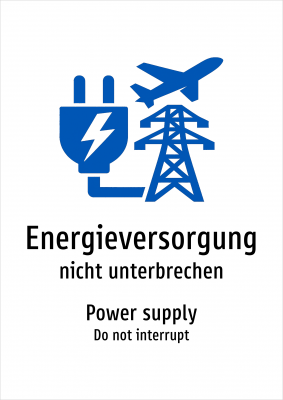 Energieversorgung - nicht unterbrechen