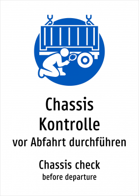 Chassis Kontrolle - vor Abfahrt durchführen