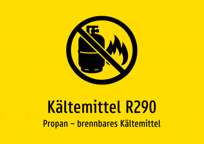 Kältemittel R290 - Propan – brennbares Kältemittel