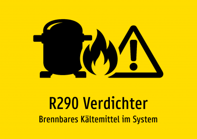 R290 Verdichter - Brennbares Kältemittel im System