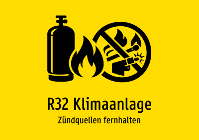 R32 Klimaanlage - Zündquellen fernhalten
