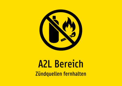 A2L Bereich - Zündquellen fernhalten