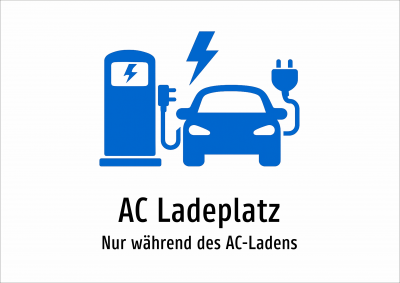 AC Ladeplatz - Nur während des AC-Ladens