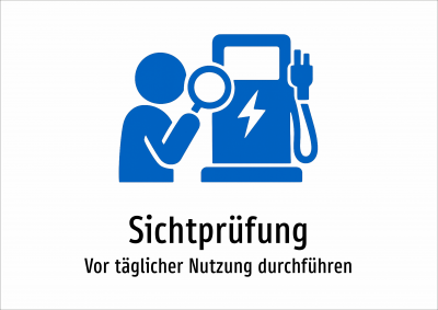 Sichtprüfung - Vor täglicher Nutzung durchführen