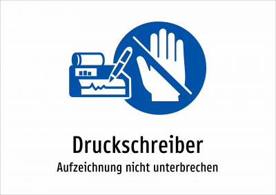 Druckschreiber - Aufzeichnung nicht unterbrechen